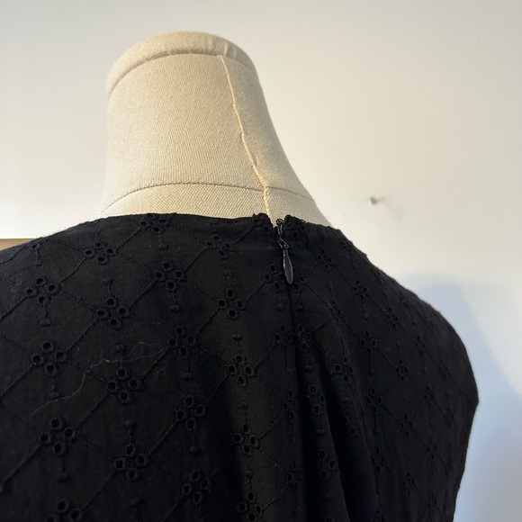 NWT Frank And Oak womens eyelet black dress organic coton size small - Picture 8 of 10